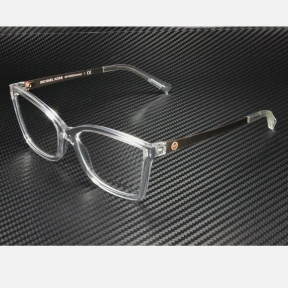 SALE! MICHAEL KORS CLEAR 54MM WOMEN"S EYEGLASSES - Picture 1 of 4